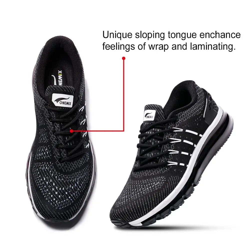 Onemix мужские кроссовки холодный свет дышащая Спортивная обувь для мужчин