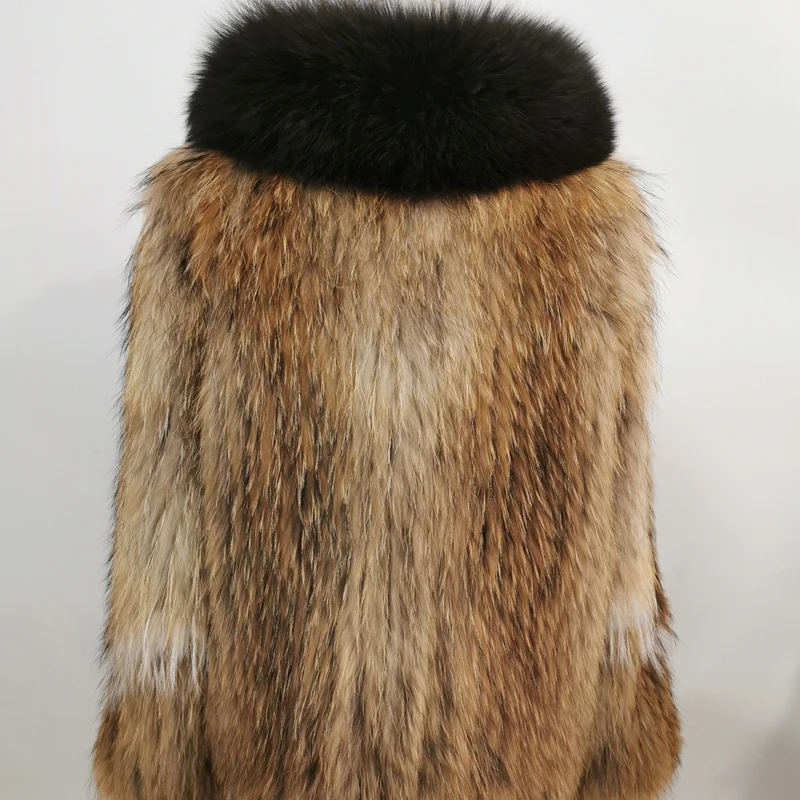 Шуба женская из натурального Лисьего меха зимняя длиной 60 см | Женская одежда