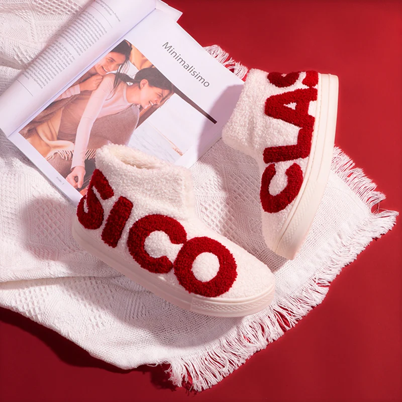 Белые кроссовки на массивном каблуке женская зимняя обувь для бега Женские