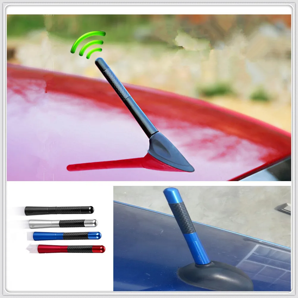 Автомобильная короткая радиоантенна из углеродного волокна на крышу для Mercedes Benz