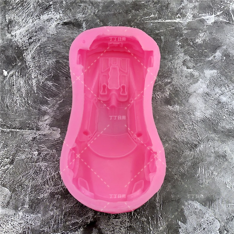 3D GTR мультфильм автомобиль силиконовые помадки торт формы конфитюр шоколад декорирование выпечки инструмент формы Кухня Творческий многоразовый материал