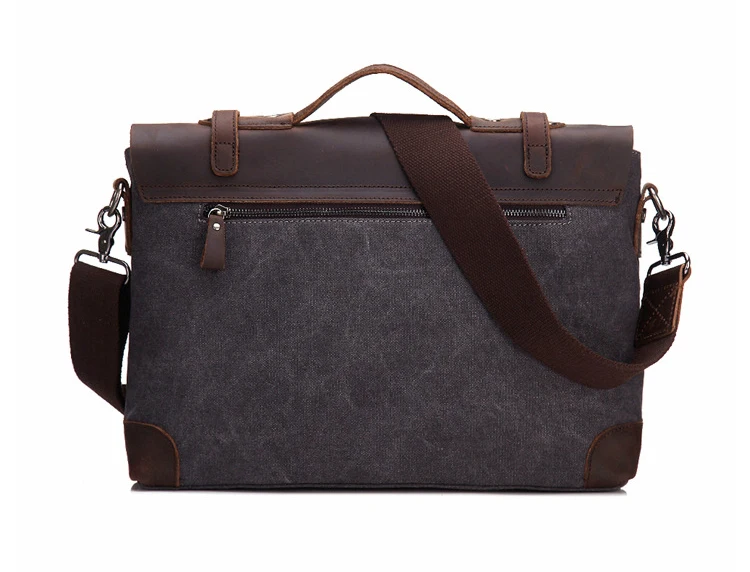 Винтажная Военная холщовая сумка-мессенджер Мужская Холщовая Сумка через плечо