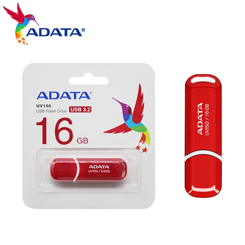 Флеш-накопитель USB 3 2 64 ГБ 32 UV150 16 красный флеш-накопитель для компьютера U-диск 100%