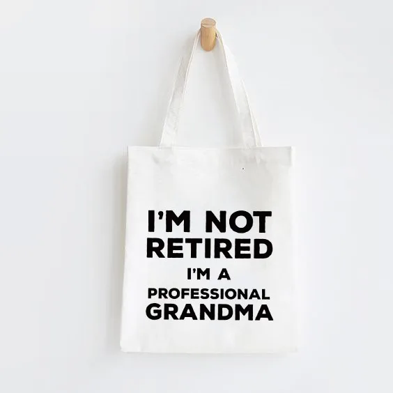 

Women World's Best Grandma Cotton Canvas Shopper Bag Girl Harajuku 90s Y2K Classic Vintage Shoulder Handbag Female Bolsa Compra