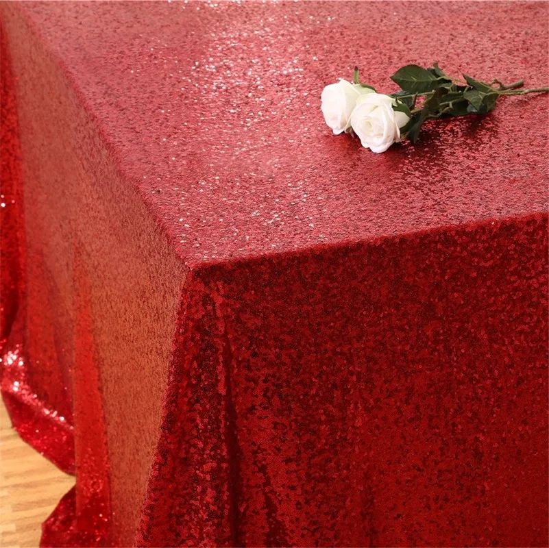Новый год праздничный стол ткань BlingblingTable крышка блесток круглые скатерти