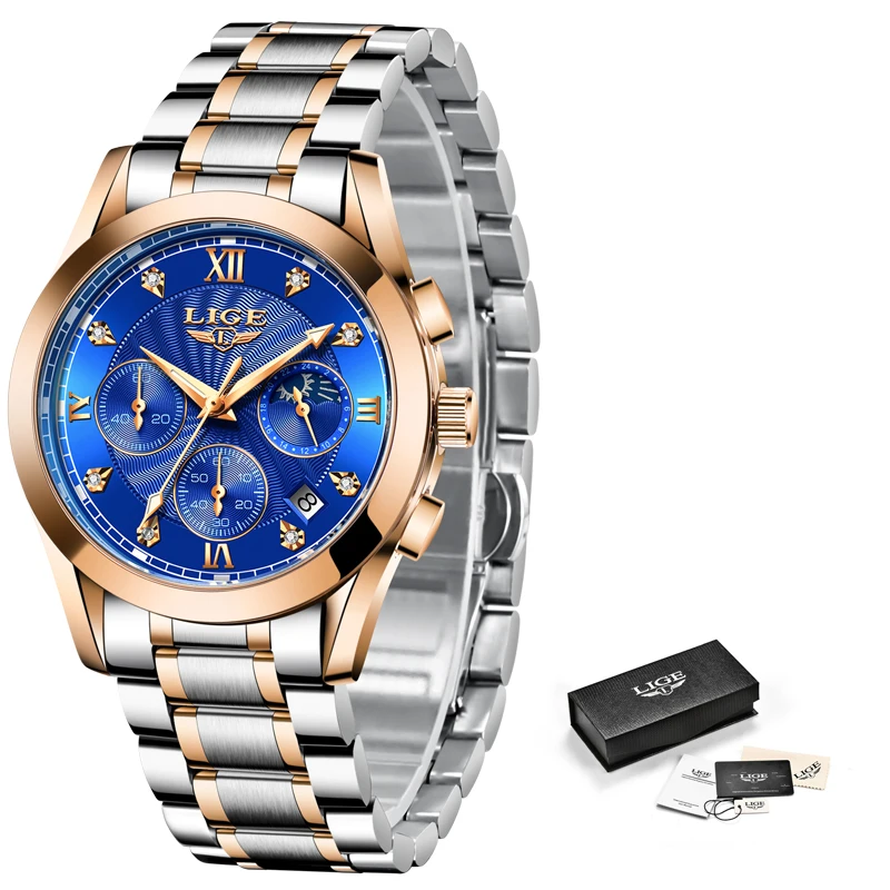 

HOT LIGE Watches Men Quartz Top Brand Analog Military male Watches Men Sports Army Watch 30M Waterproof Relogio Masculino 2020