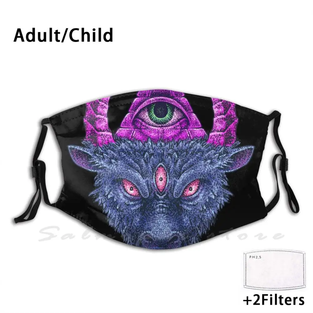 

Mask Third Eye For Baphomet V3 Dark Goth Satanism Satanic Pentagram Occult Mystic Atheist Gothic Esoteric Alchemy Alchemist