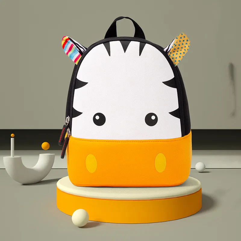 Children's School Bag Baby Kindergarten Backpack Cartoon Animal Neoprene Backpack