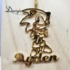 Индивидуальное ожерелье DUOYING, детское художественное ожерелье с персонажами мультфильмов на заказ, для Рождества