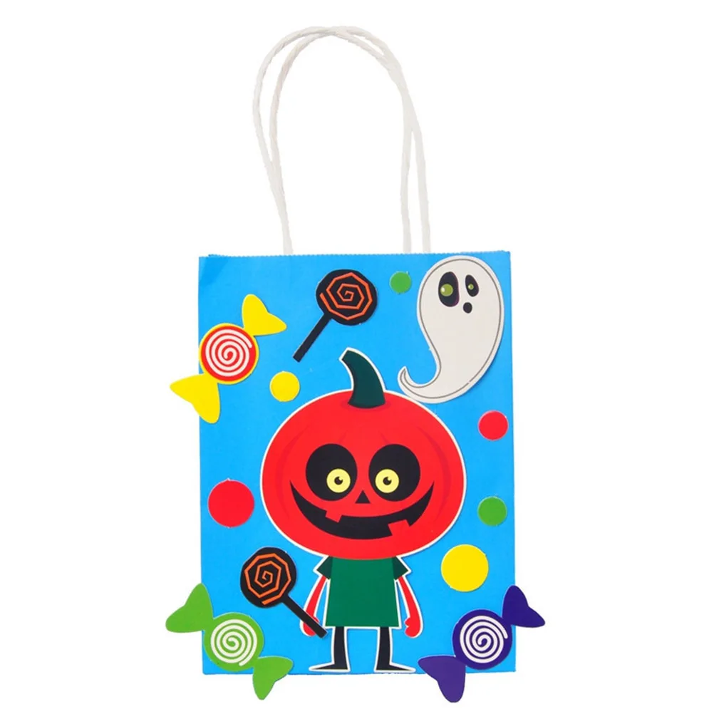 3 шт. Бумага подарочные пакеты с ручками для Хэллоуина поставок вечерние магазин