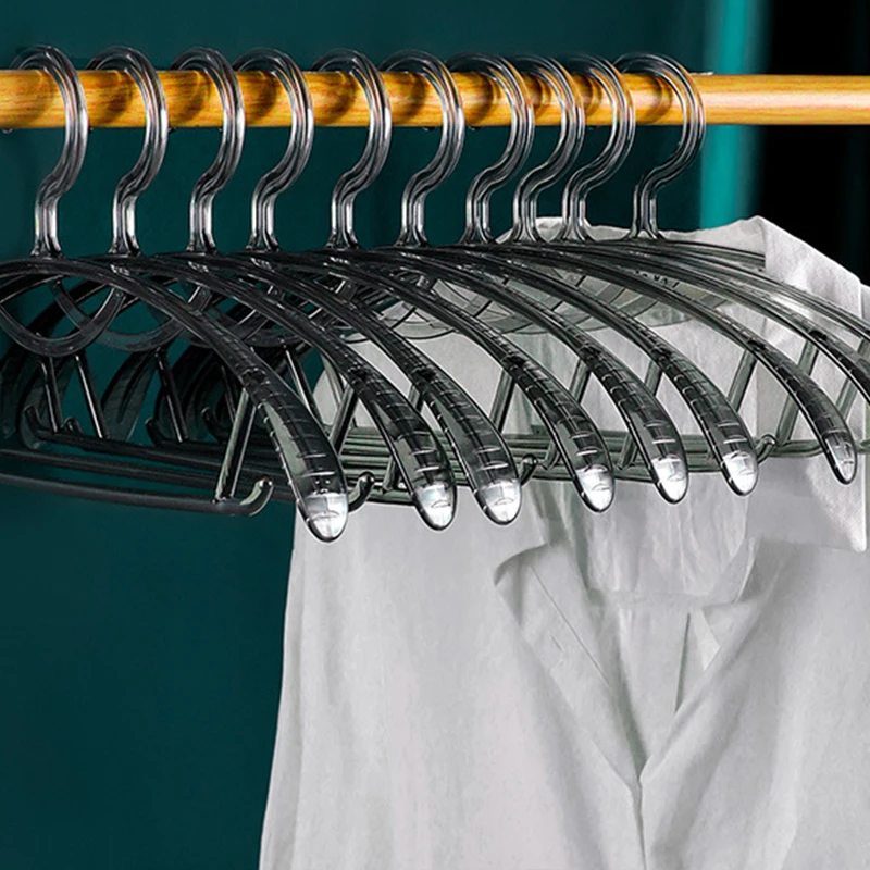 

10 шт., пластиковые Нескользящие вешалки для одежды