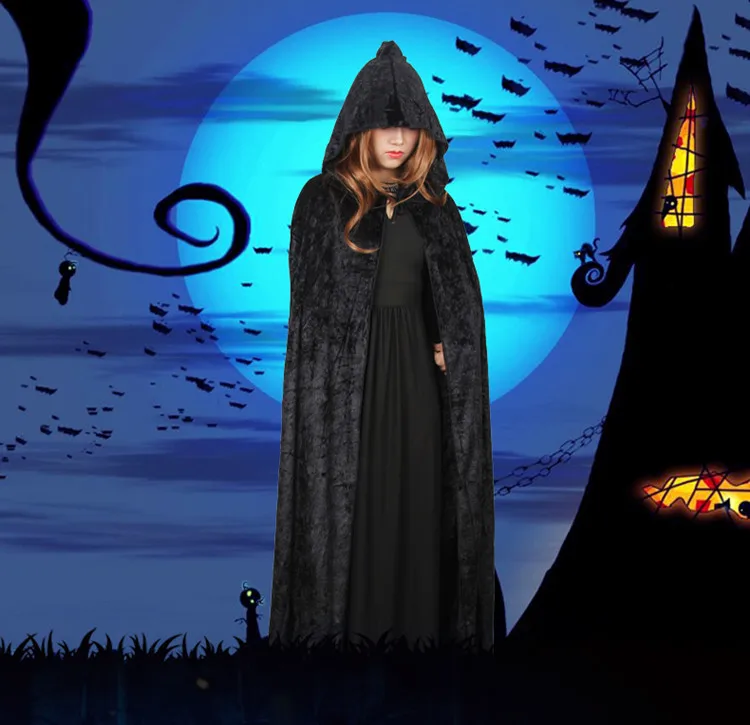 Новое поступление 2018 накидка на Хэллоуин для детей искусственная косплея