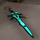 Брелок с оружием в виде меча из игры World of Warcraft