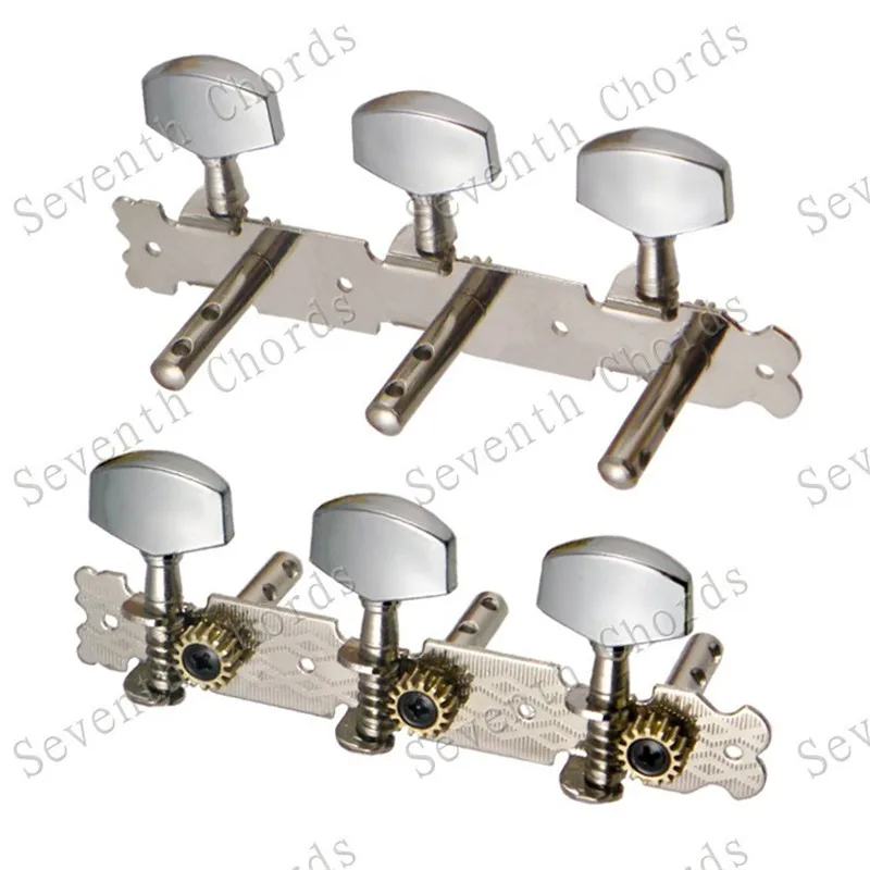 Набор из 2 шт. хромированных колышек для настройки клавиш машинных головок тюнеры