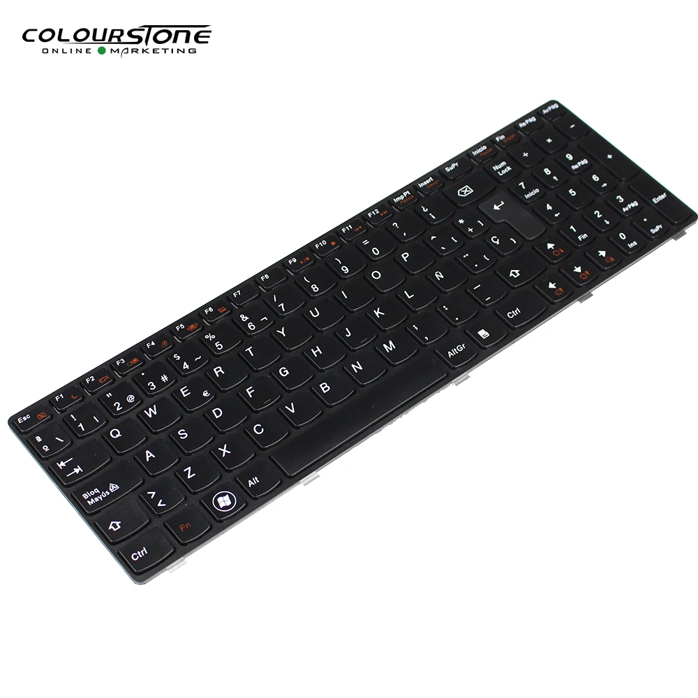 SP Клавиатура для Lenovo G580 Z580 G580A V580A Z580A G580AH G580AM G580G G585 G585A G585AR G590 испанская черная