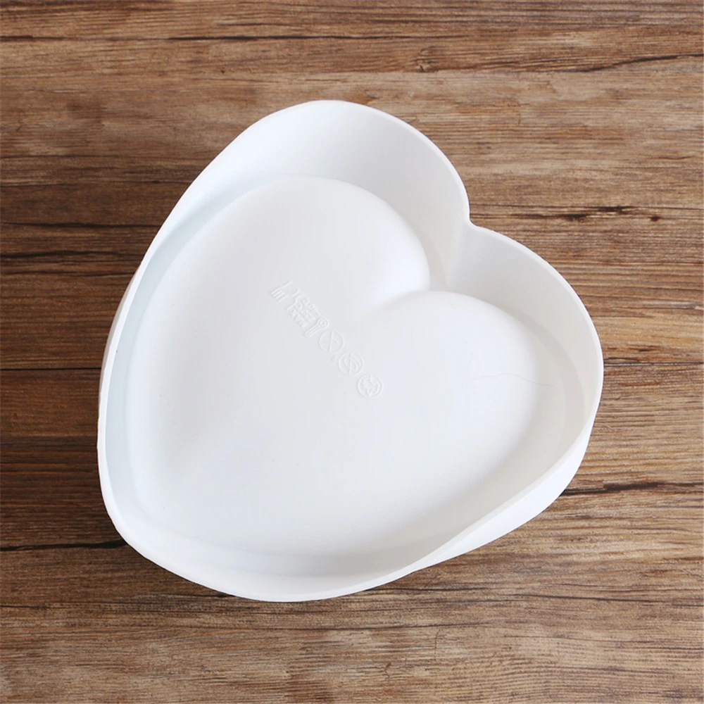 Creative Large Heart Shaped DIY Baking Tools Silicone Resin Cake Mold Mousse Molds Chocolate Mould Kitchen Accessories | Дом и сад