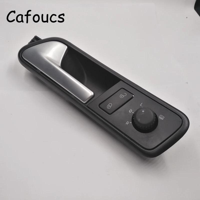 Cafoucs Автомобильная внутренняя дверная ручка с защитным замком для двери и