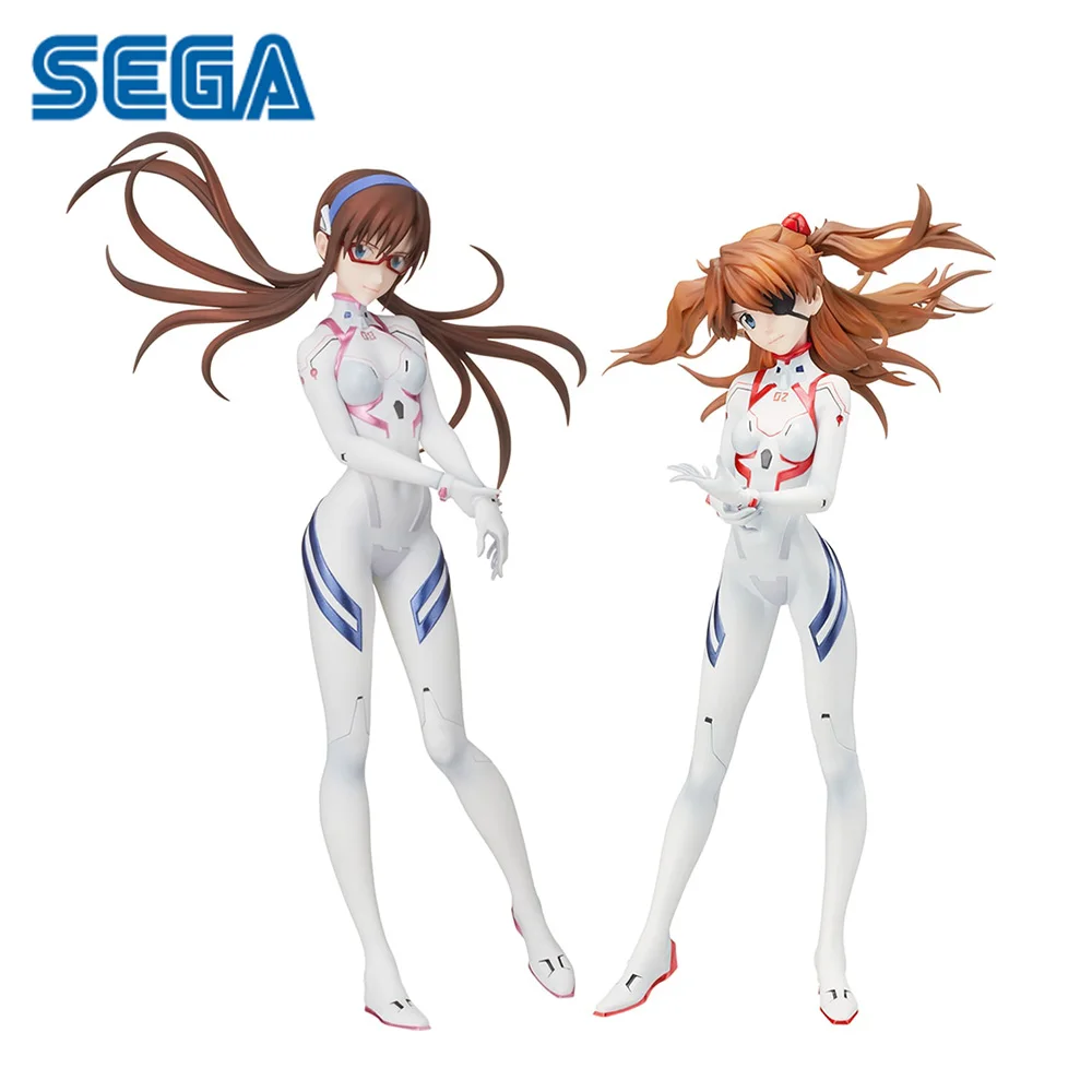 Белый костюм для вождения SEGA EVA Evangelion Asuka Mashiba боевой фигурная модель | Игрушки и