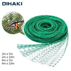 Сетка для подъема растений, сверхпрочная сетка для защиты от птиц, не спутывается и не спутывается, многоразовая садовая сетка для защиты от вредителей