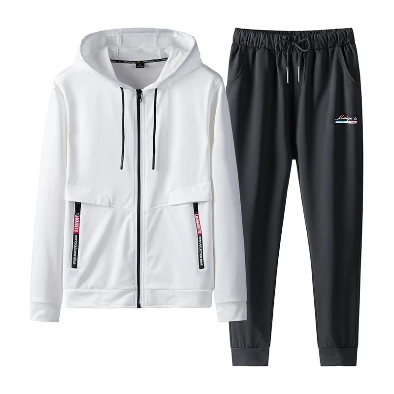 Новое поступление для мужчин Комплекты Сезон весна осень Толстовки с капюшоном