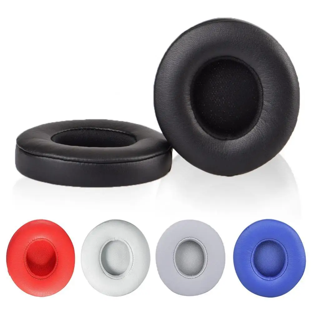 

2Pcs Replacement Earpads Cover Cushion Earmuff for Solo 2 3 Wireless Headphone