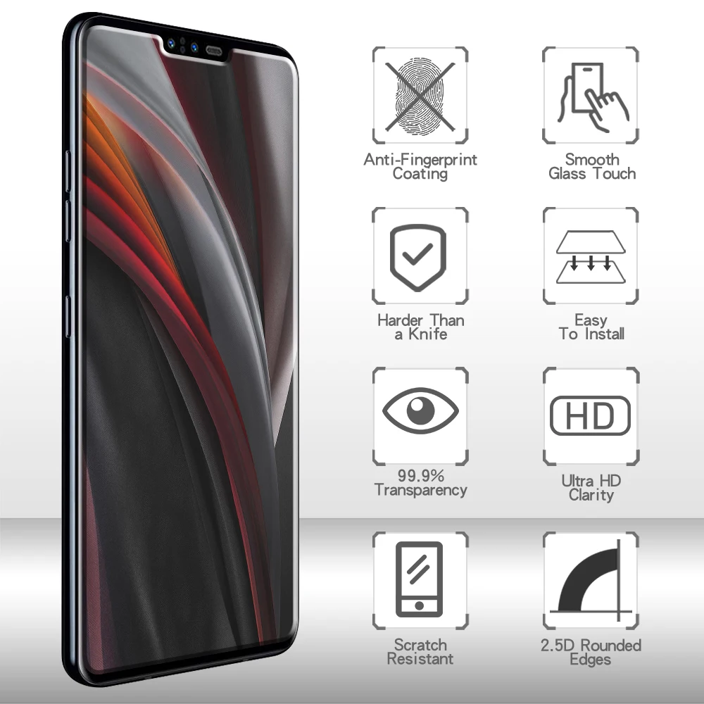 Защитное стекло для LG V50 V40 G7 V60 ThinQ K30 K40 K12 K20 Phoenix Stylo 4 3 5 G6 Plus 5G UW|Защитные стёкла и