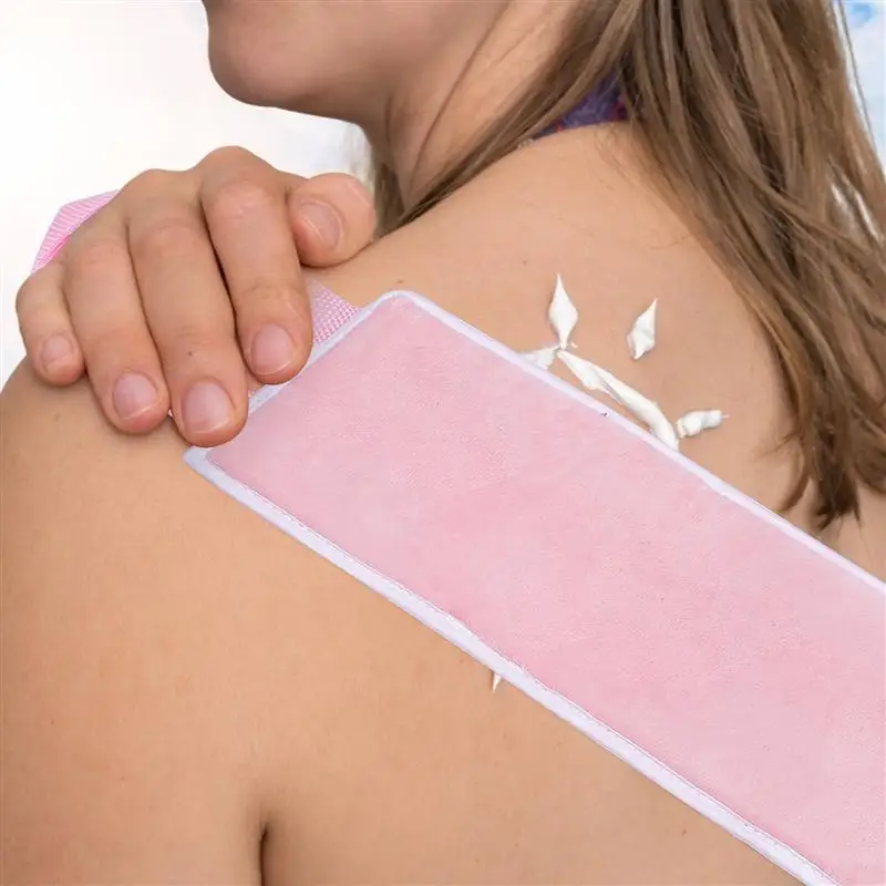 1 шт. флокирующий многоразовый аппликатор для задней части загара лосьона |