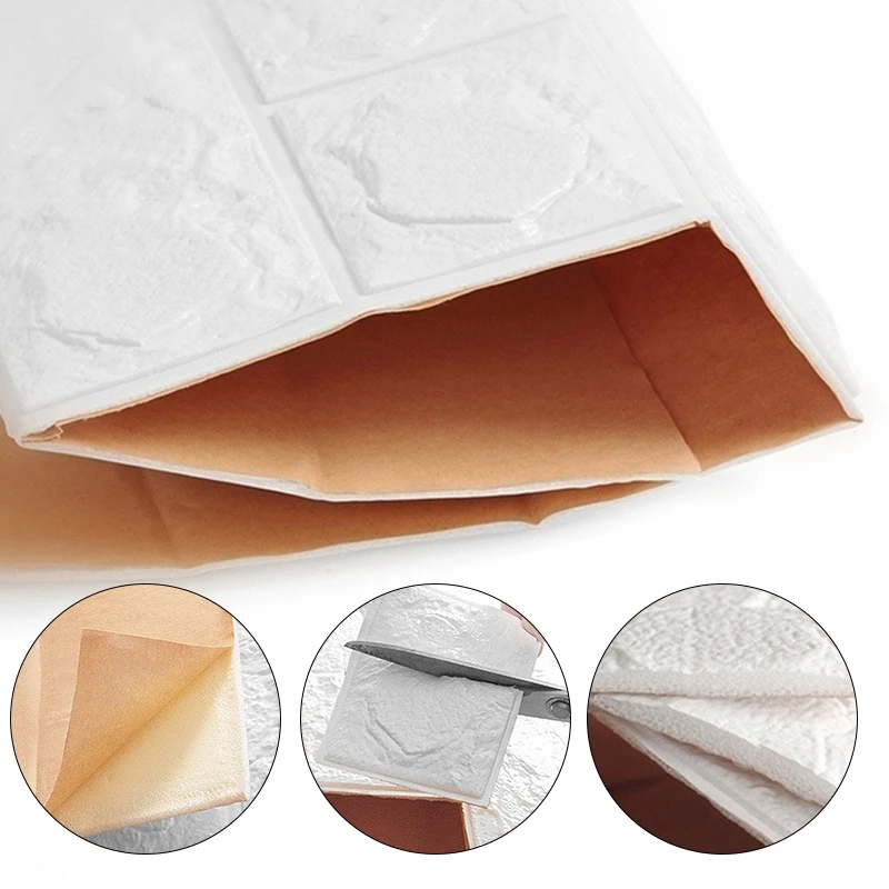 3D обои сделай сам мягкий настенный пеноматериал с ромбовидным узором