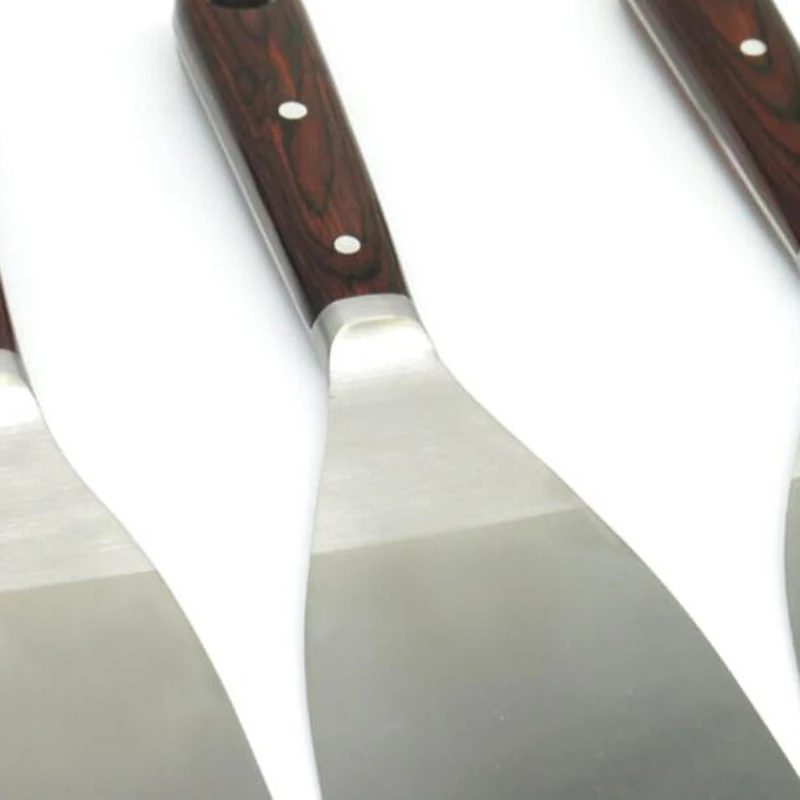 Шпатлевка лезвия ножа Лопата стены из углеродистой стали штукатурный Нож Ручной