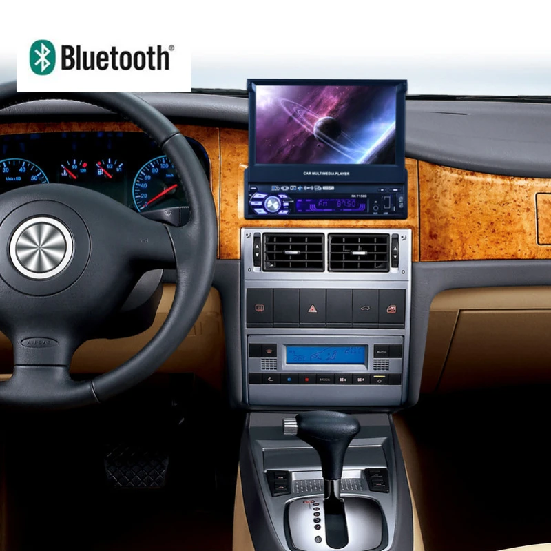 LTBFM 1din автомобильный проигрыватель с радио и GPS 7 &quotHD выдвижной сенсорный экран