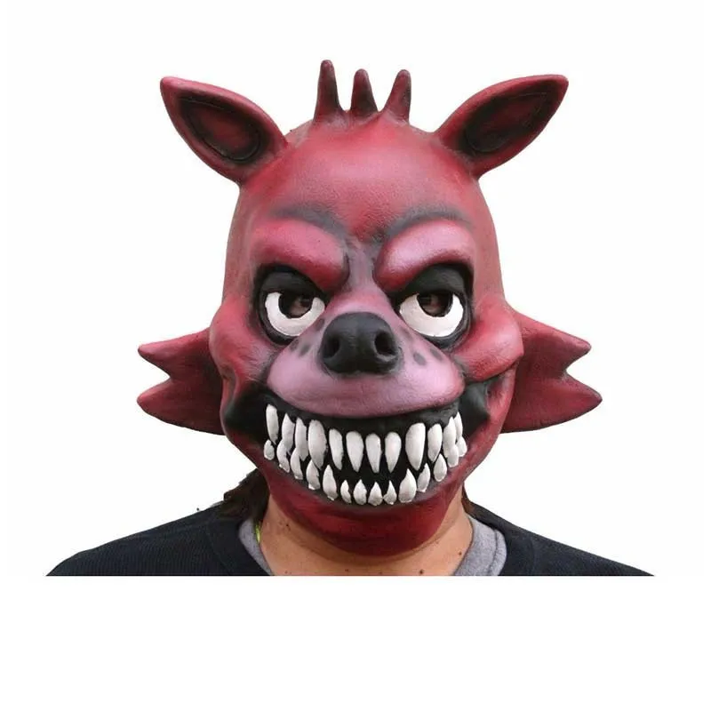 Фредди Fazebear сумки Чика Фокси Полное Лицо Латексная Маска Five Nights At Freddy's пять