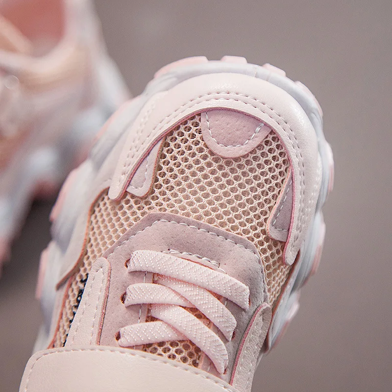 

Kids Sneaker for Girls and Boys Mesh Sneaker Children Basketball Shoes Running Shoes Breathable Sneaker Children's Casual Shoes