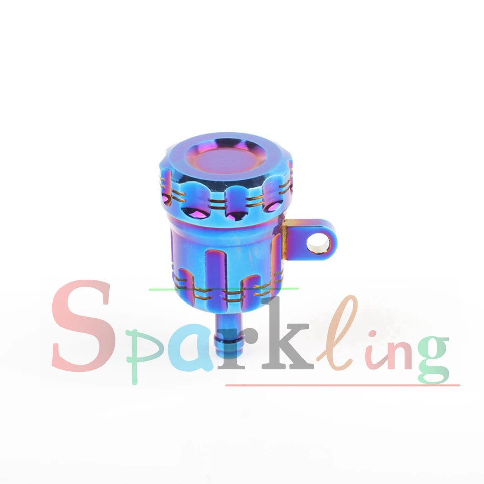 Universal CNC Burnt Titanium Color Oil Pot for Motorcycle Brake/Clutch Master Cylinder Modified Creative Pump Oiler | Автомобили и