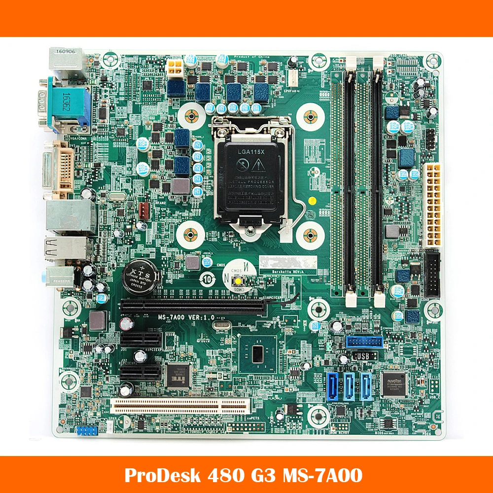 

Высококачественная настольная материнская плата для HP ProDesk 480 G3 MS-7A00 793740-001 793302-001 полностью протестирована