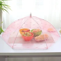 food cover portable umbrella style anti mosquito meal cover lace table home using gadgets cooking tools kitchen accessories