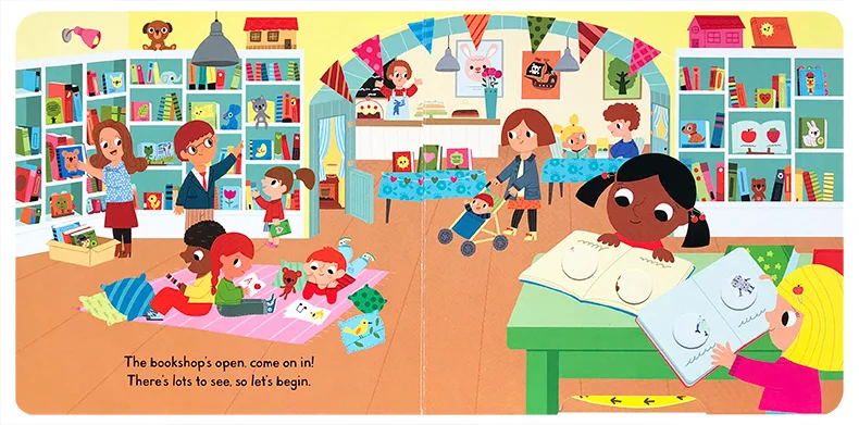 

Busy Bookshop Board Book Early Childhood Education Books Original English Books