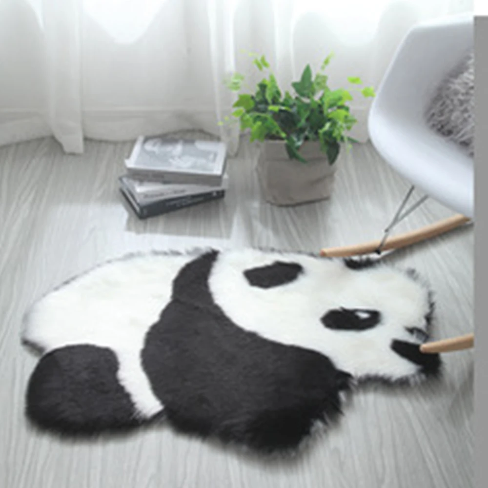 В форме милых животных ковер Искусственная овчина пушистый панда коала для дома