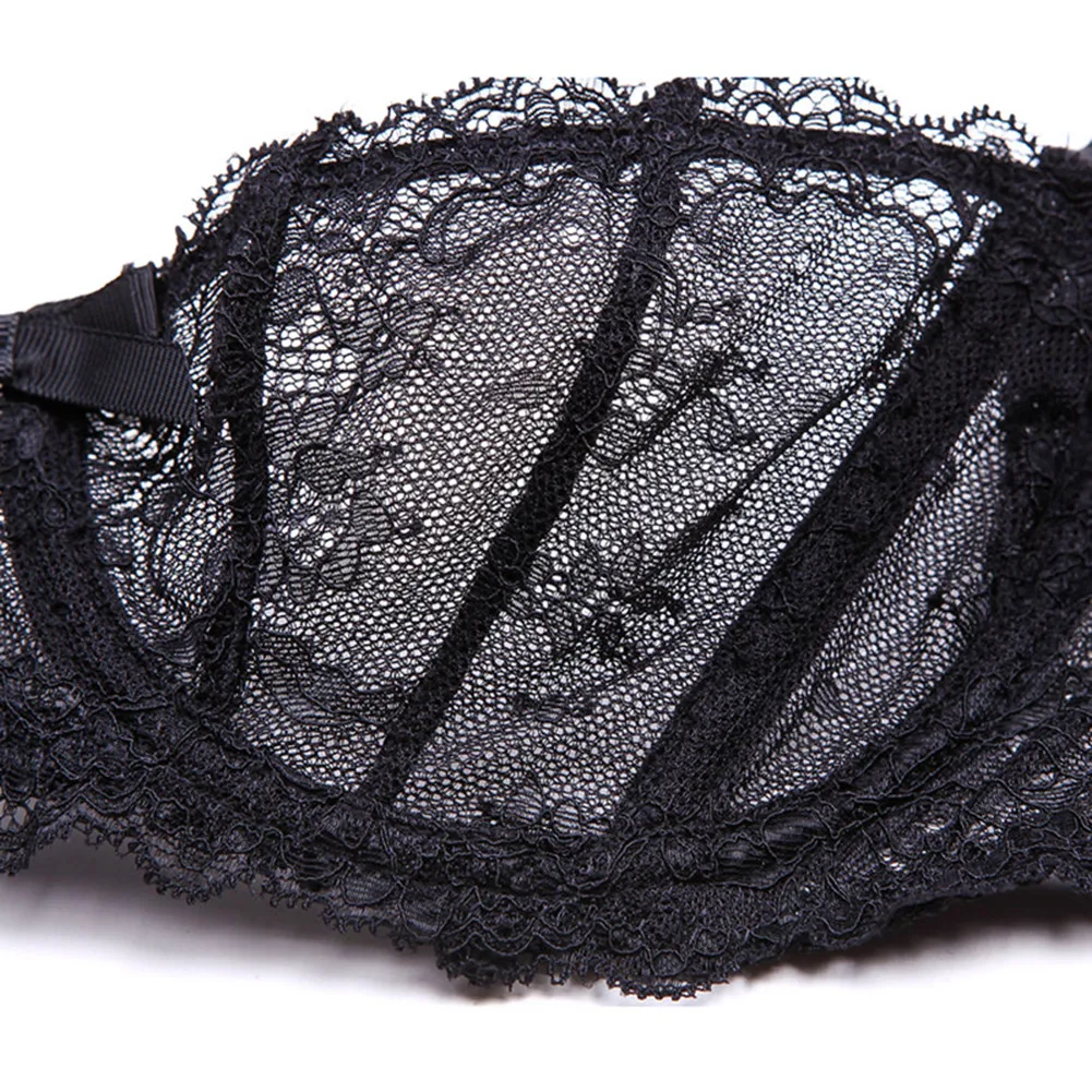 

Women transparent sexy underwire women lace ultra-thin comfortable underwear bra