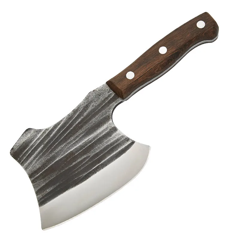

Hammered forged bone chopping knife thickened axe knife bone chopping knife stainless steel butcher bone chopping knife
