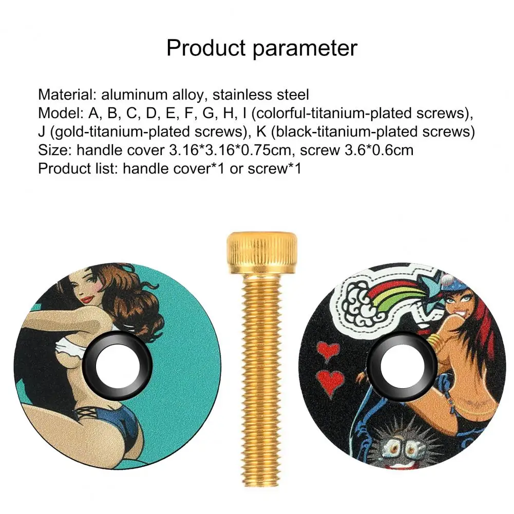 

Stem Cover Round Tight Thread Pitch Stainless Steel Special Fork Tube Cap for 28.6mm Fork Tube