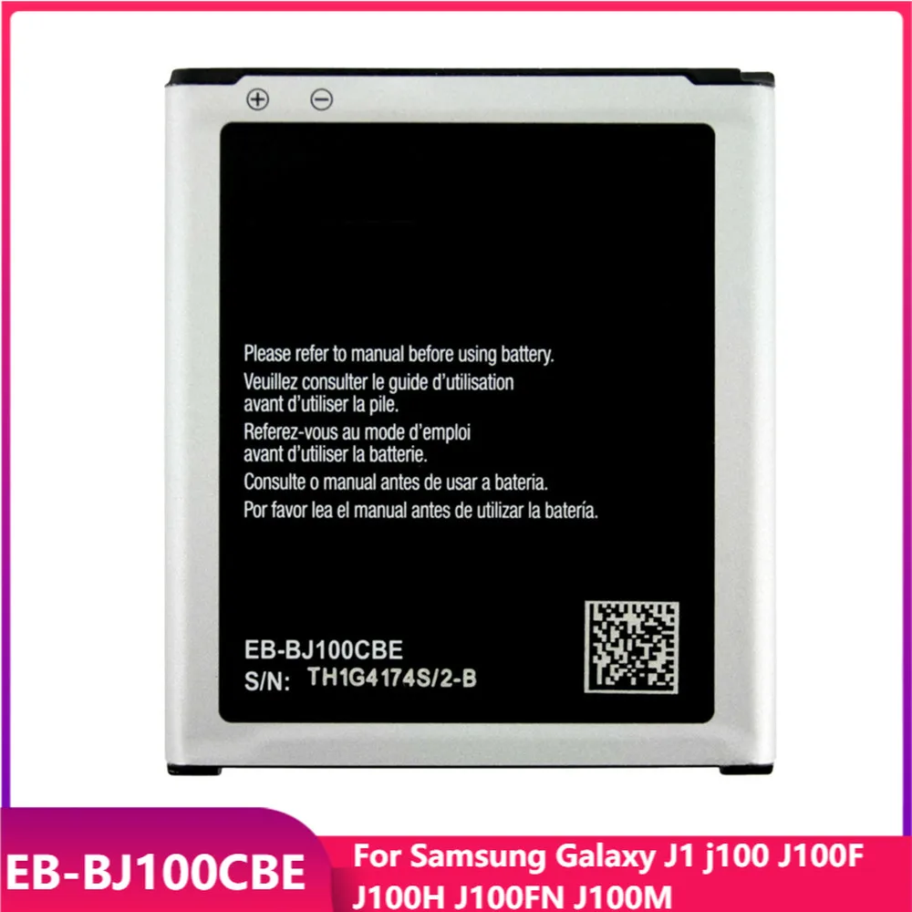 

Original Phone Battery EB-BJ100CBE For Samsung Galaxy J1 j100 J100F J100H J100FN J100M EB-BJ100BBE Replacement Batteries 1850mAh