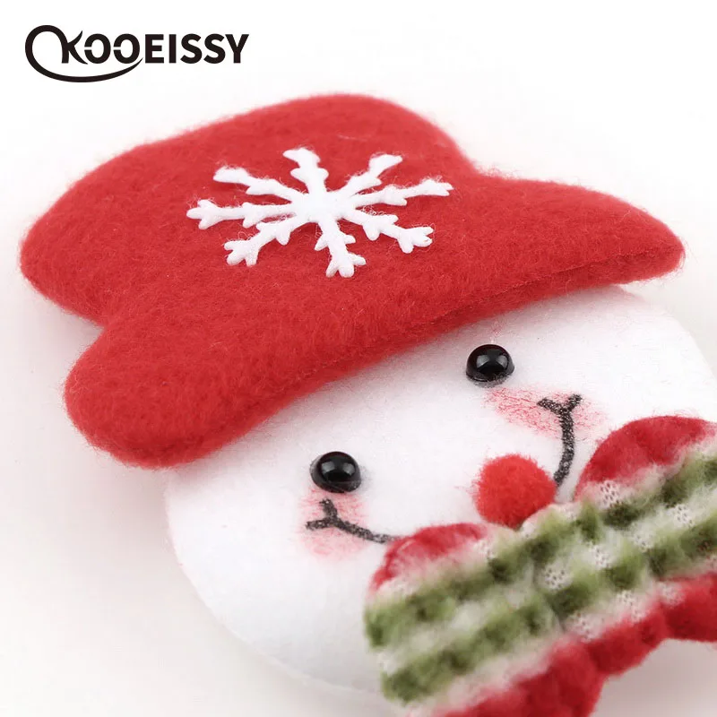 5 шт. Санта Клаус/Снеговик аппликация с орнаментом мультфильм плюшевые ручной