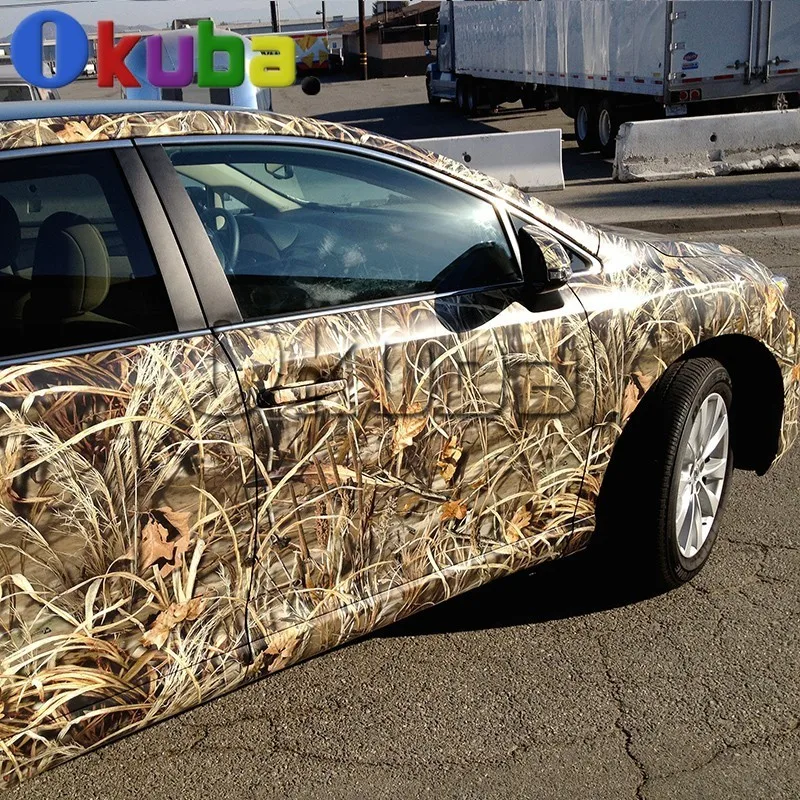 Grass Shadow Camo виниловая пленка рулон для грузовик, Джип, кроссовер, графика, настоящий камуфляж, дерево, камуфляж, Виниловая пленка для всего тела, стикер для автомобиля 30 м