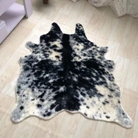 special offer tiger printed rug cow leopard tiger printed cowhide faux skin leather nonslip antiskid mat animal print carpet