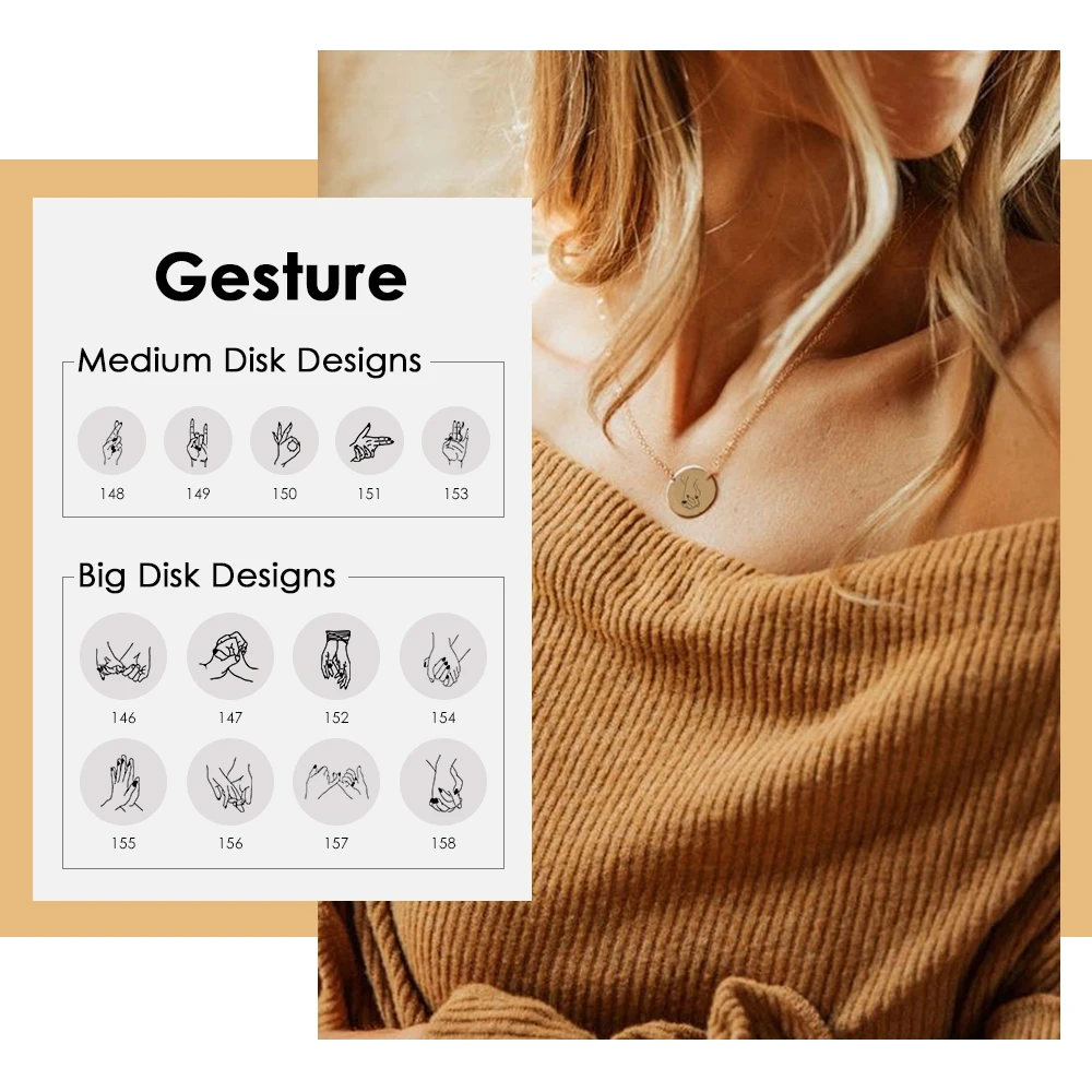 Женское Ожерелье из нержавеющей стали 316L модное минималистичное ожерелье