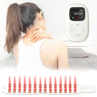 neck cervical vertebra massager led light therapy infrared physiotherapy neck care massager