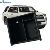 1pc armrest storage box console for toyota 4runner central control center modified abs black auto interior case car accessories