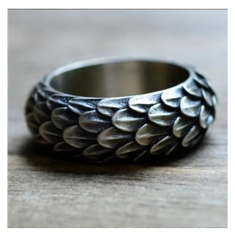 Мужское Ретро властительное кольцо в виде дракона масштабе панк модное