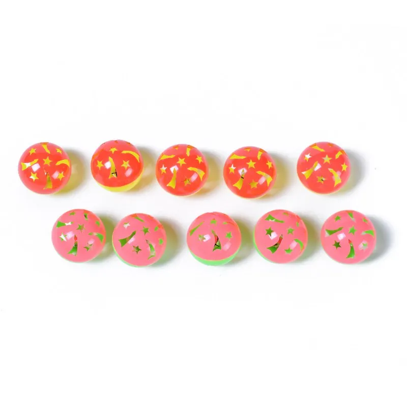 Красочные звезды с колокольчиками 10 шт./партия пластиковые игрушки для домашних