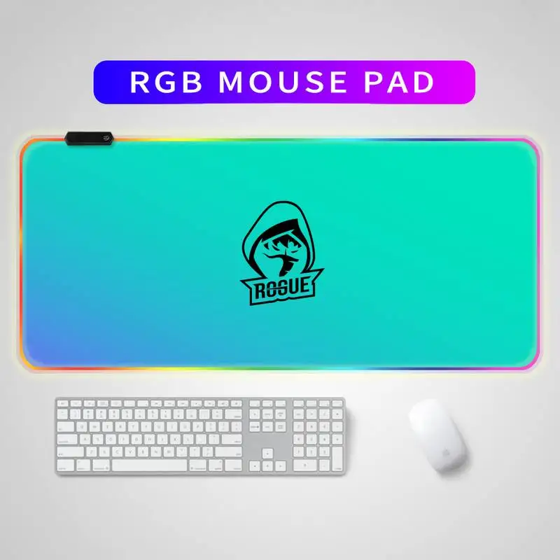

Sale Rogue Logo Gaming Mouse Pad Gaming MousePad Large Big RGB Mouse Mat Desktop Mat Computer Mouse pad For Overwatch